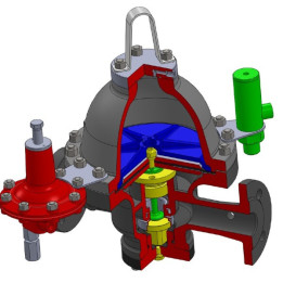 Regulátor tlaku SČA C26 525 540 DN25 PN40 - repasovaný